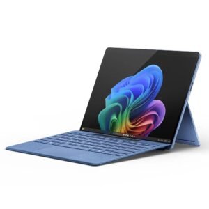 Microsoft Surface Pro 13″ (11th Edition ) (USED) | OLED | 12 Core | Copilot+PC | 2 in 1 | 120Hz Display| Snapdragon X Elite| 16GB RAM | 512GB SSD| Sapphire| Middle East Version – [ZIA-00048] With Microsoft Keyboard Cover